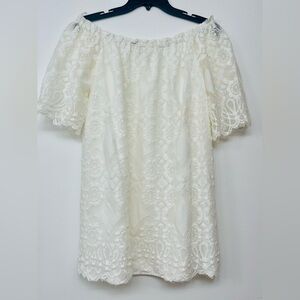 White Lace Dress Size Small
